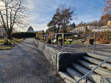 Friedhof Langacker - Natursteinmauer im Friedhof Langacker erneuert