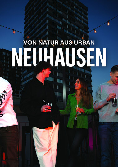 Neuhausen am Rheinfall lanciert Imagekampagne «Von Natur aus urban»