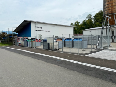 Erweiterung des Recylinghofes im Chlaffental abgeschlossen