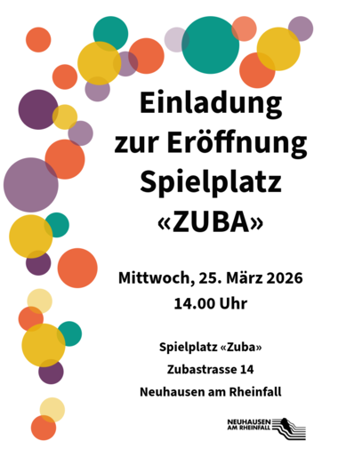 Neuer Spielplatz «Zuba» wird eröffnet